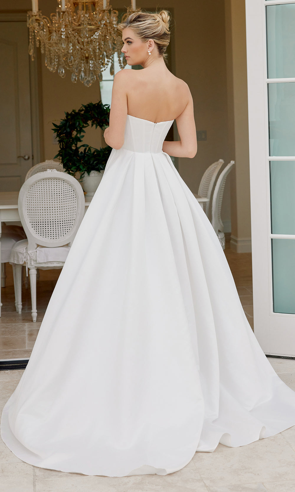 Nox Anabel JE1082 - Strapless Gown with Front Slit Wedding Dresses