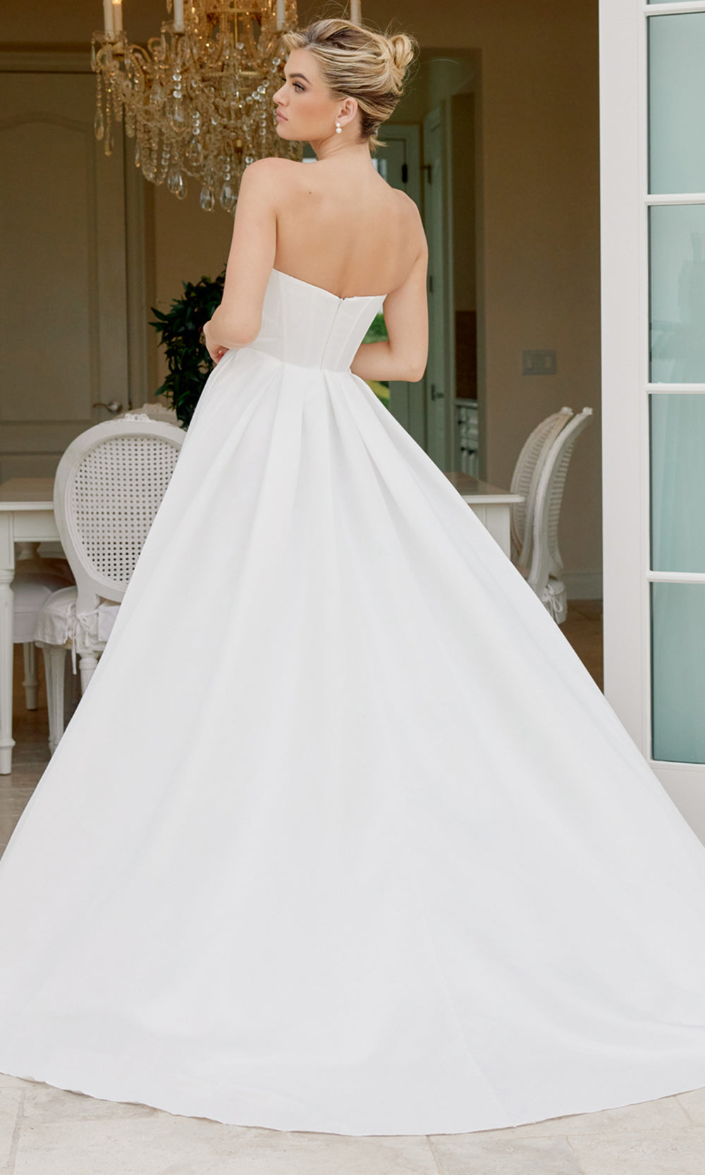 Nox Anabel JE1082 - Strapless Gown with Front Slit Wedding Dresses