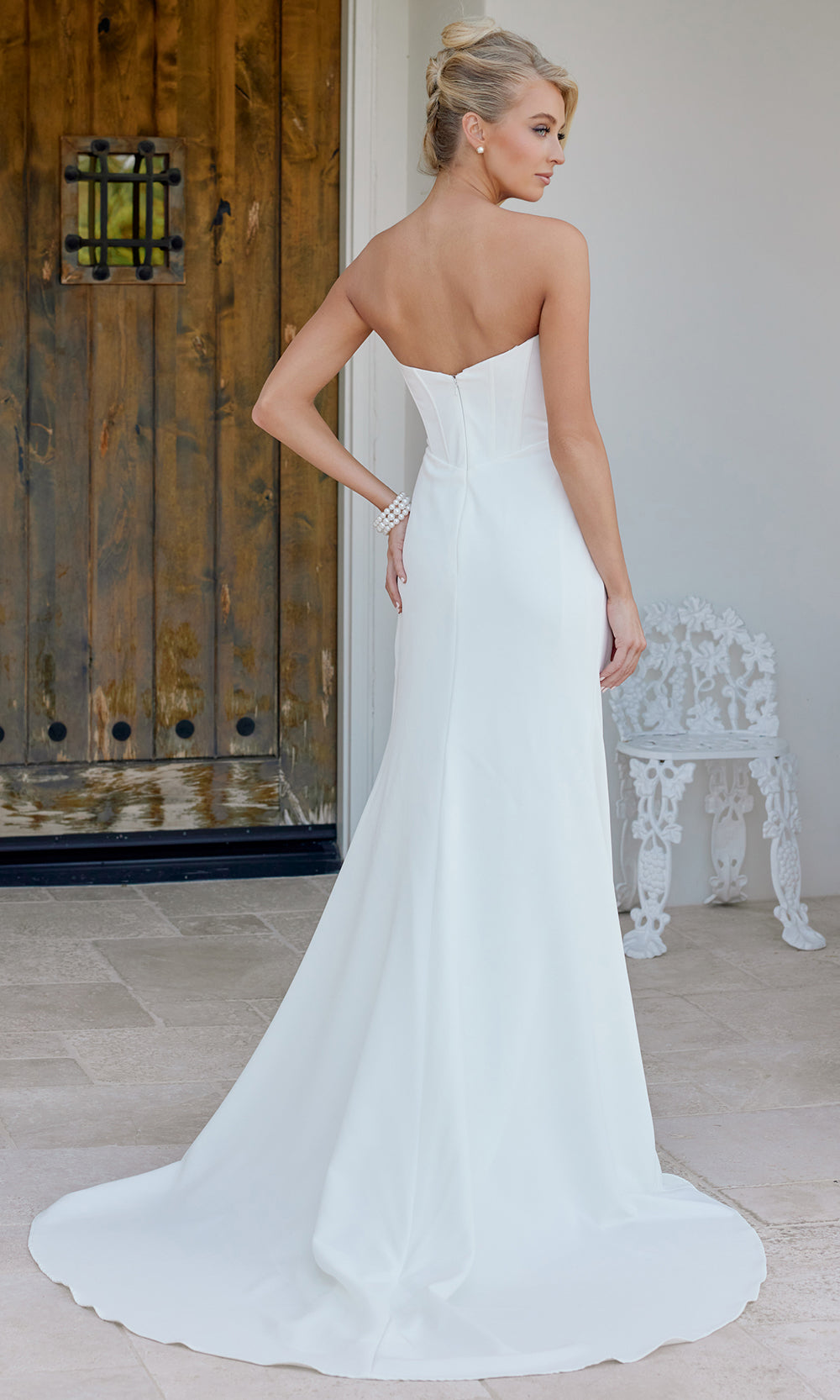 Nox Anabel JE1083 - Sweetheart Neckline Column Gown Wedding Dresses
