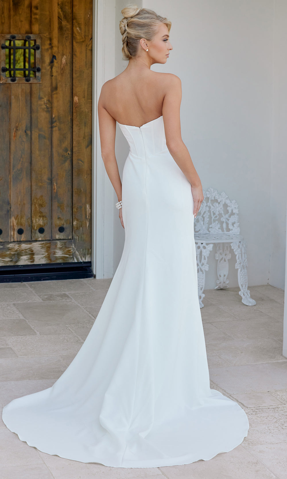 Nox Anabel JE1083 - Sweetheart Neckline Column Gown Wedding Dresses