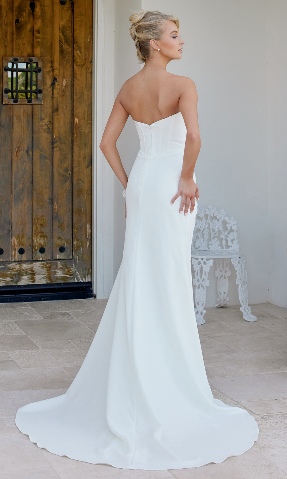 Nox Anabel JE1083 - Sweetheart Neckline Column Gown Wedding Dresses