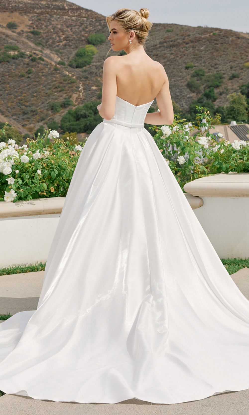 Nox Anabel JE1085 - Classic Strapless Bridal Ball Gown Prom Dresses