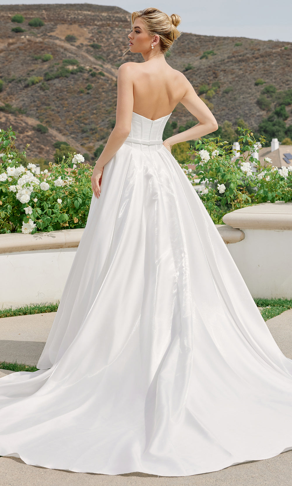 Nox Anabel JE1085 - Classic Strapless Bridal Ball Gown Prom Dresses