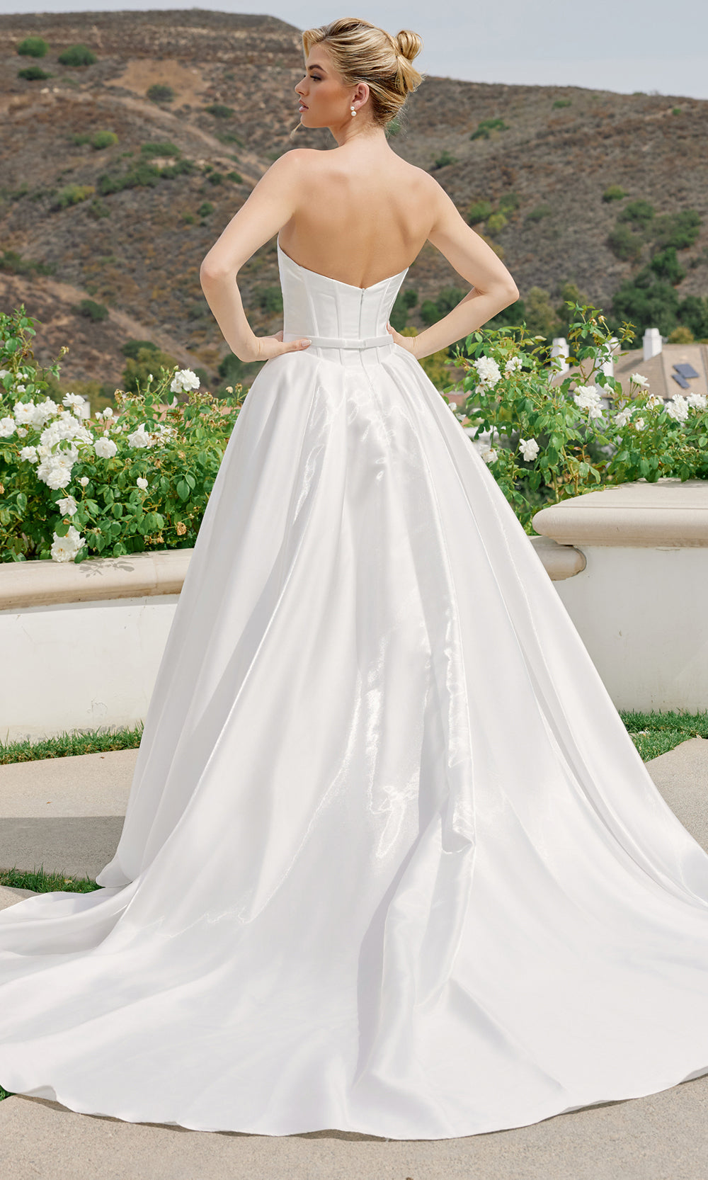 Nox Anabel JE1085 - Classic Strapless Bridal Ball Gown Prom Dresses