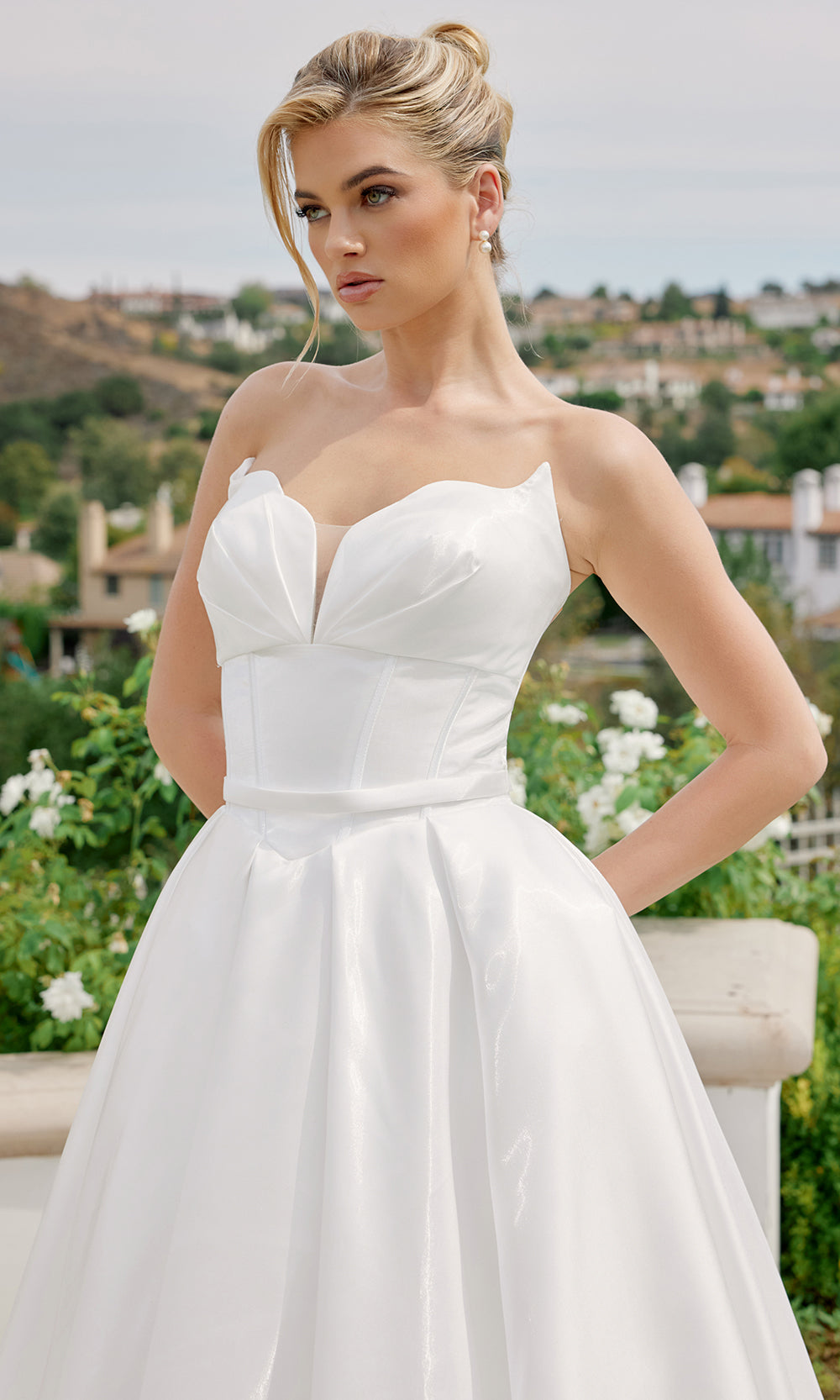 Nox Anabel JE1085 - Classic Strapless Bridal Ball Gown Prom Dresses