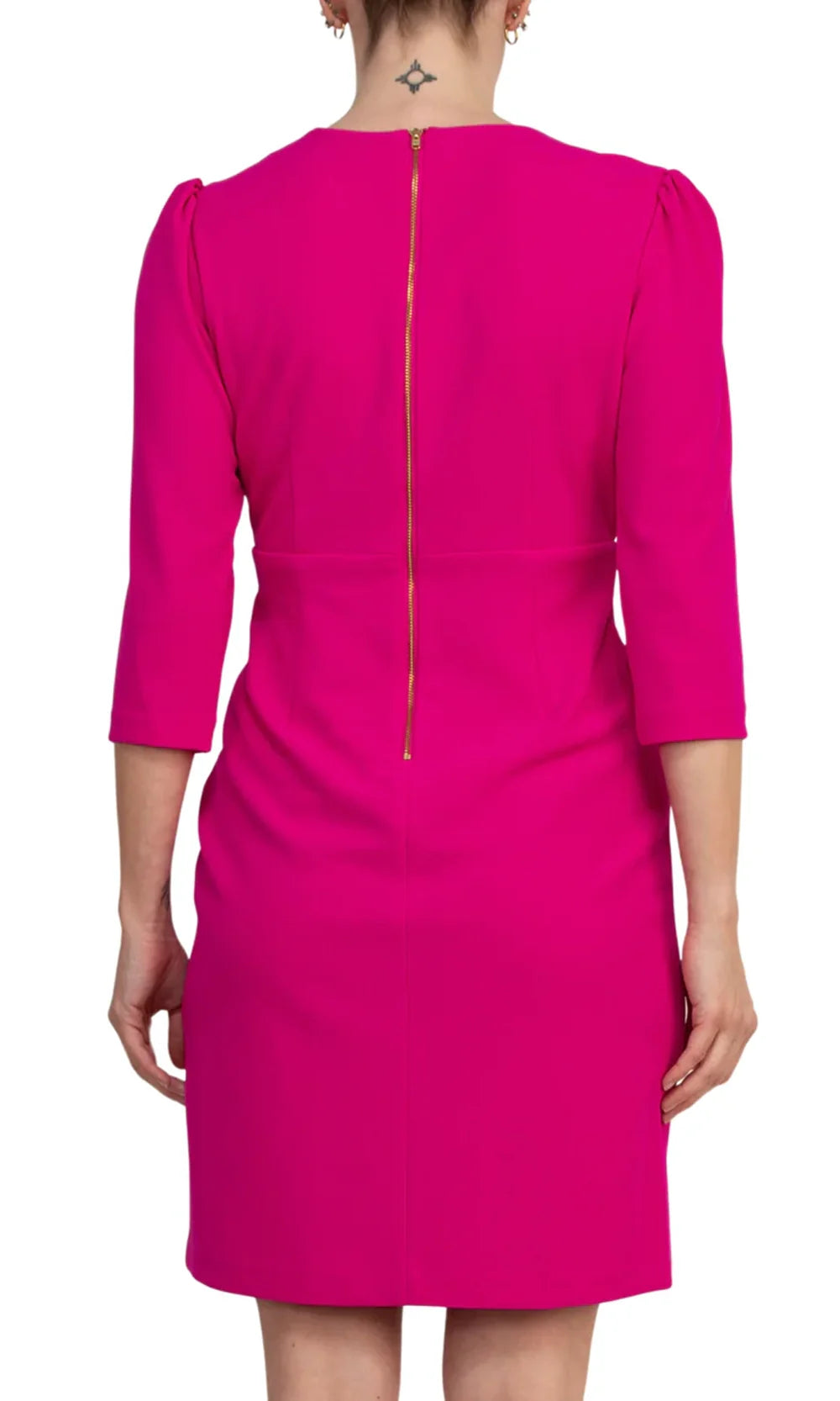 Julia Jordan JJ38491 - Three-Quarter Sleeve Dress with Cascade Ruffle Cocktail Dresses