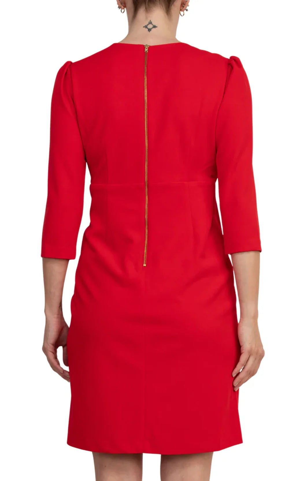 Julia Jordan JJ38491 - Three-Quarter Sleeve Dress with Cascade Ruffle Cocktail Dresses