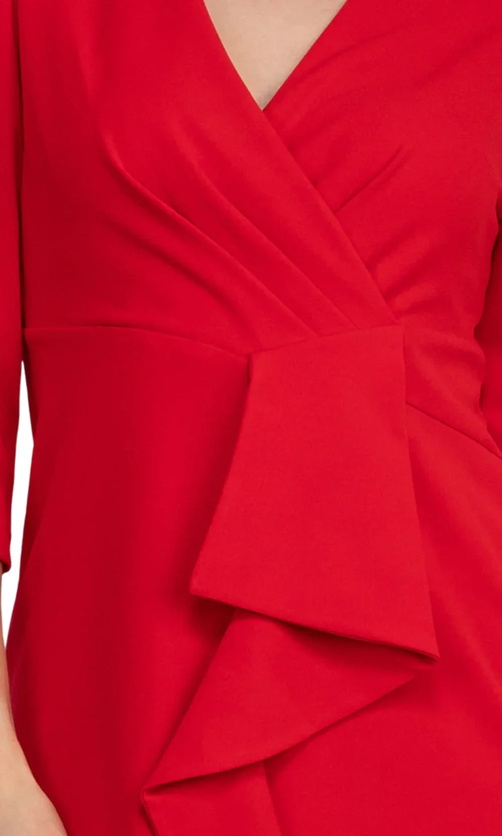 Julia Jordan JJ38491 - Three-Quarter Sleeve Dress with Cascade Ruffle Cocktail Dresses