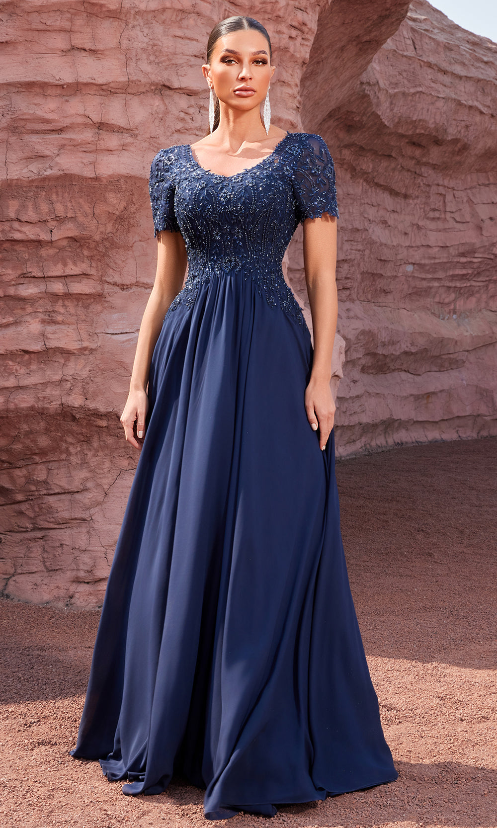 jadore evening dresses J'Adore JM406 - Long Lace, Chiffon A-line Dress Colour:Volcanic Black Buy Women's Dresses Abercrombie jado_J27043 Fabric nosync