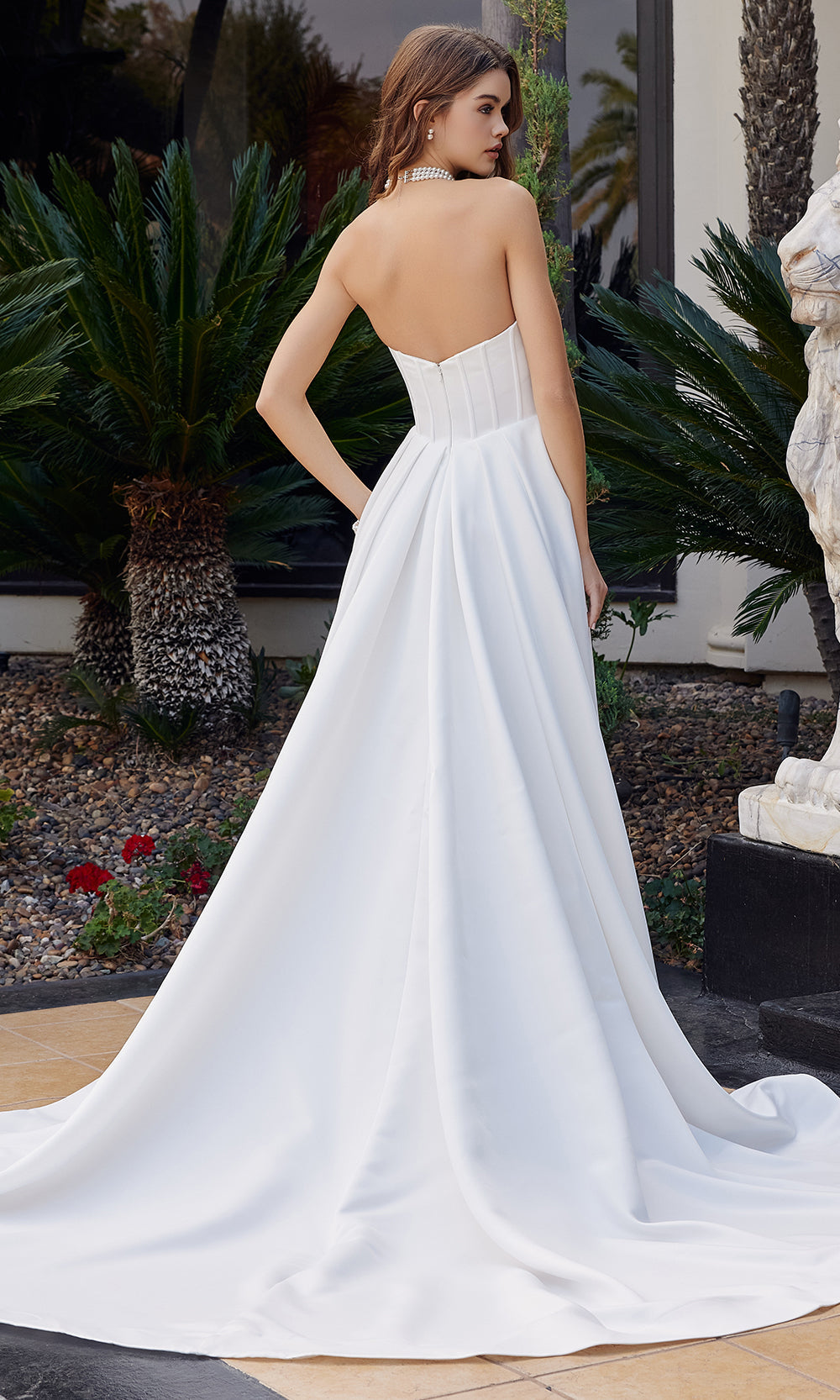 Nox Anabel JW1045 - Corset Bodice A Line Gown Wedding Dresses