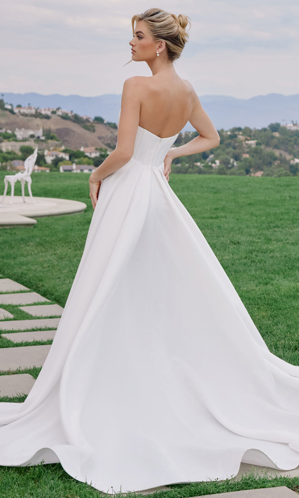 Nox Anabel JW1045 - Corset Bodice A Line Gown Wedding Dresses