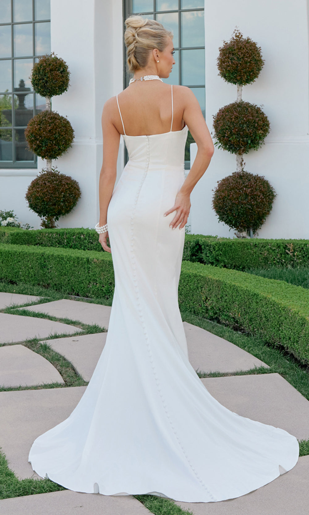 Nox Anabel JW1047 - Draped Neckline Bridal Dress Wedding Dresses