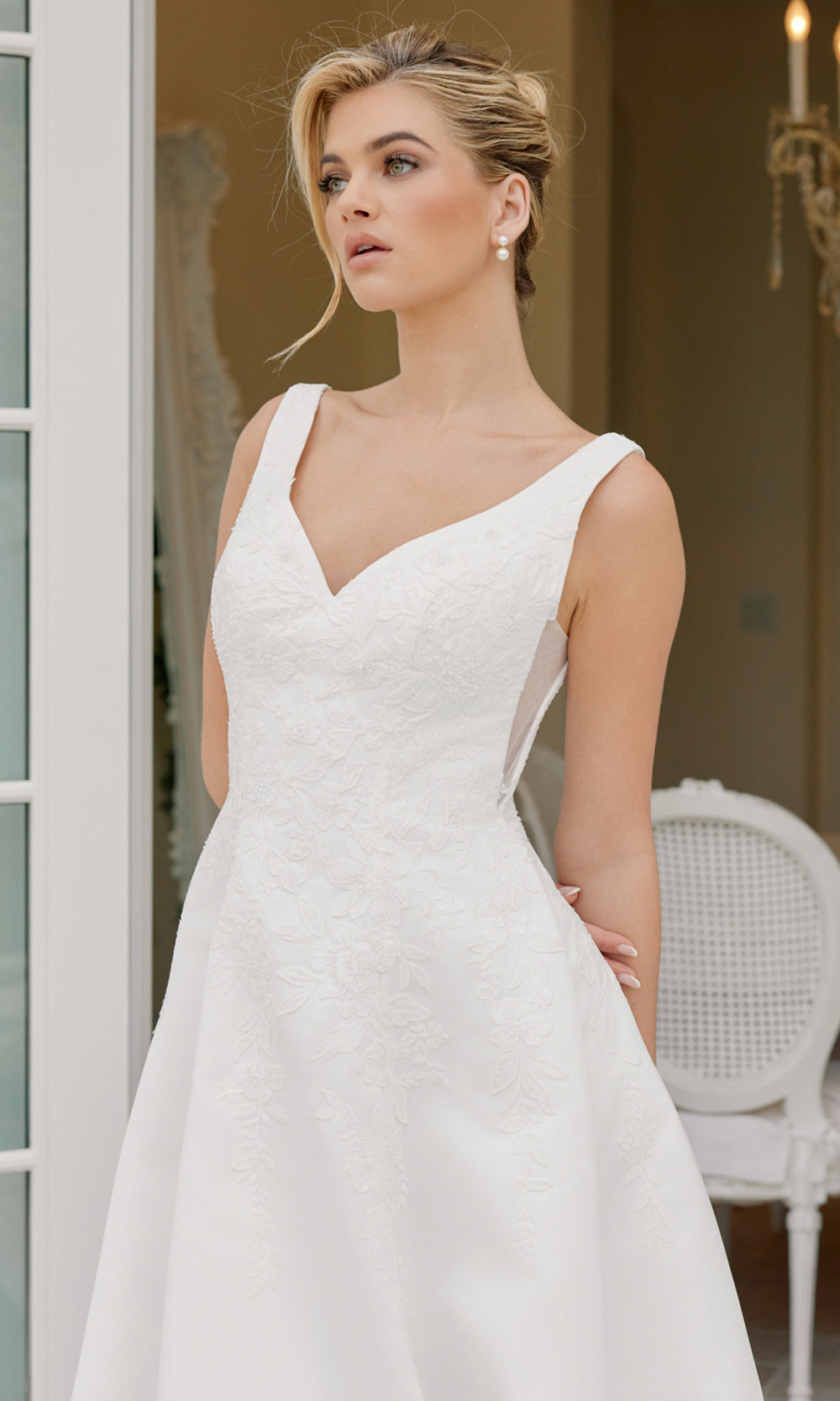 Nox Anabel JW1049 - Button Back A Line Bridal Dress Wedding Dresses