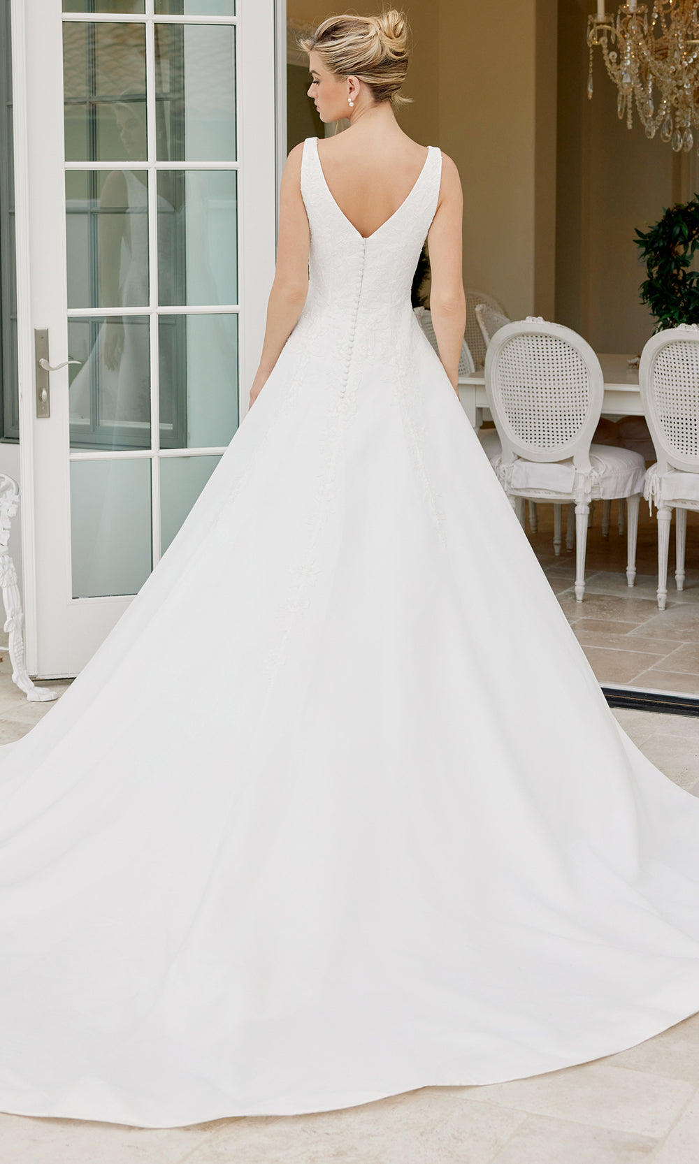 Nox Anabel JW1049 - Button Back A Line Bridal Dress Wedding Dresses
