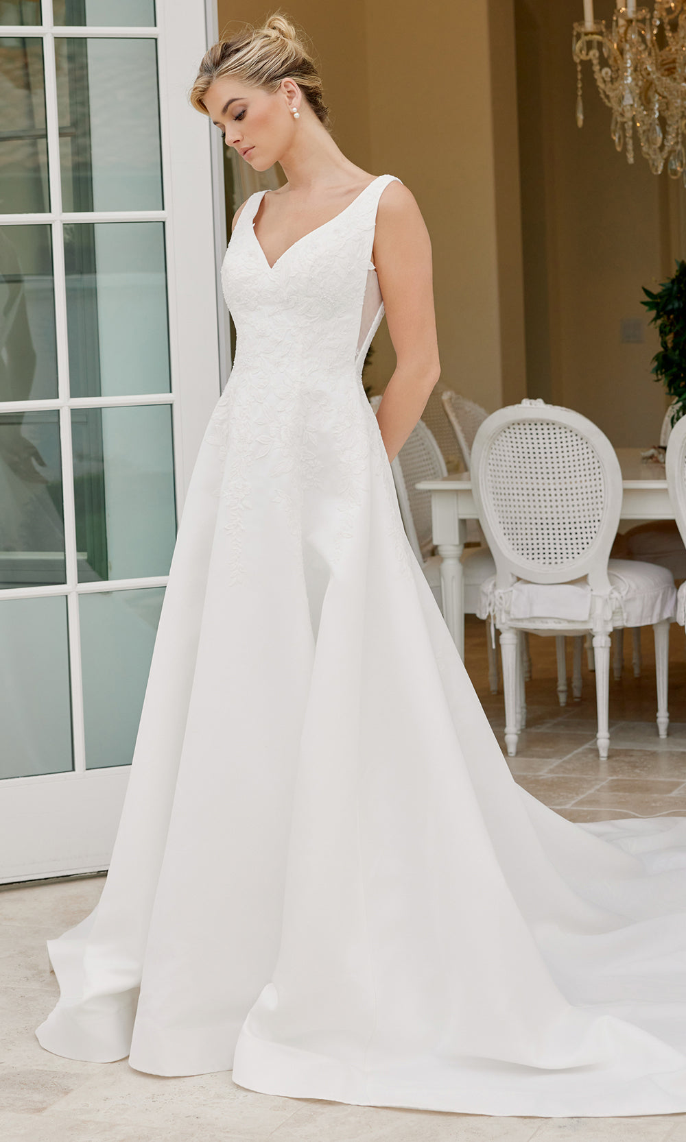 Nox Anabel JW1049 - Button Back A Line Bridal Dress Wedding Dresses