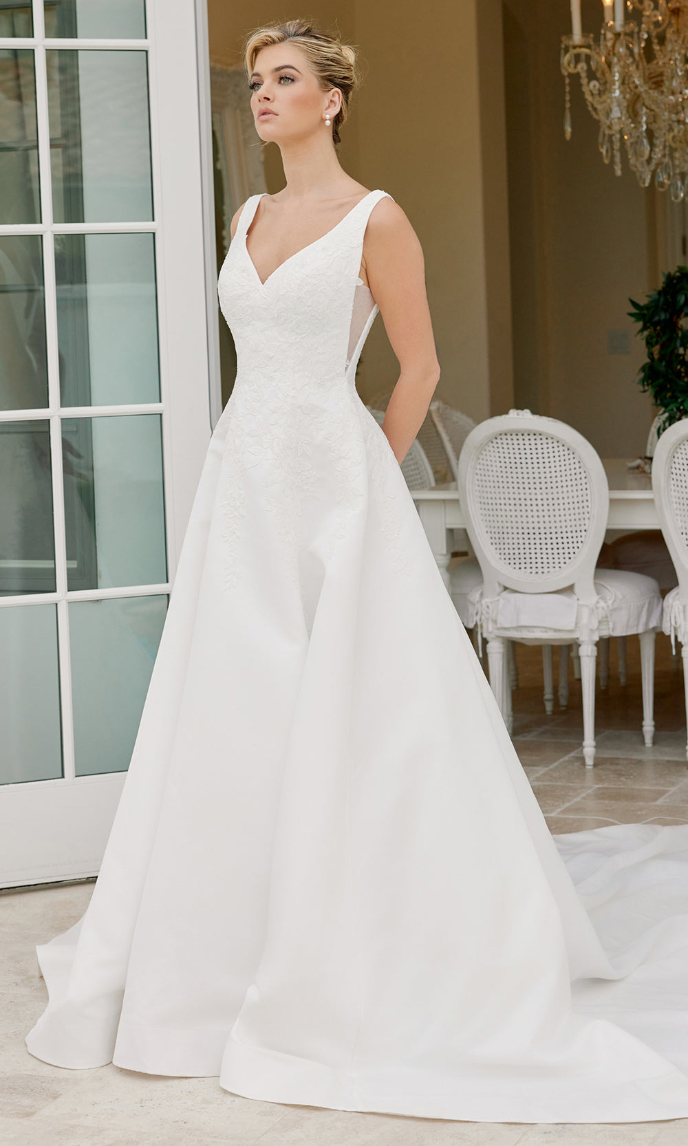 Nox Anabel JW1049 - Button Back A Line Bridal Dress Wedding Dresses