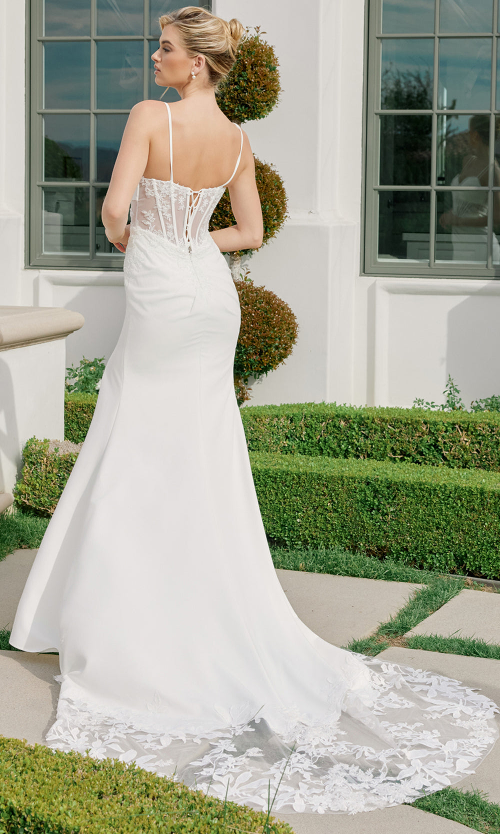 Nox Anabel JW1050 - Sweetheart Lace Train Wedding Dress Wedding Dresses