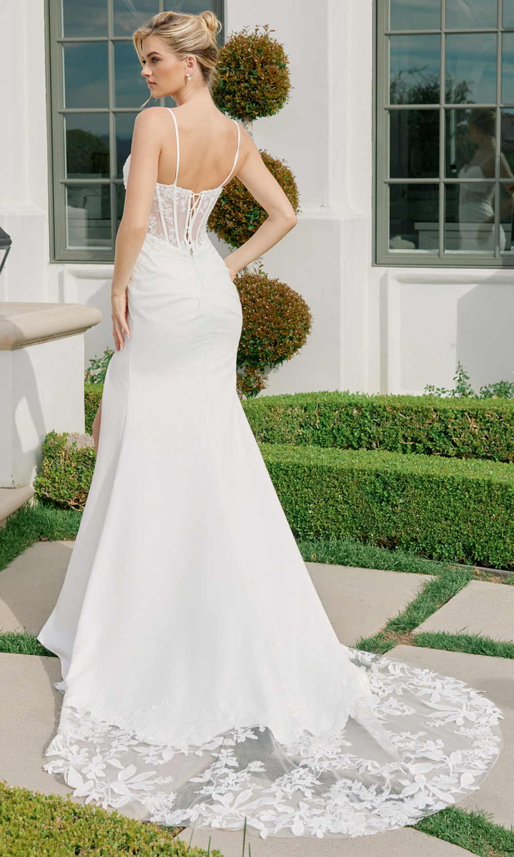 Nox Anabel JW1050 - Sweetheart Lace Train Wedding Dress Wedding Dresses