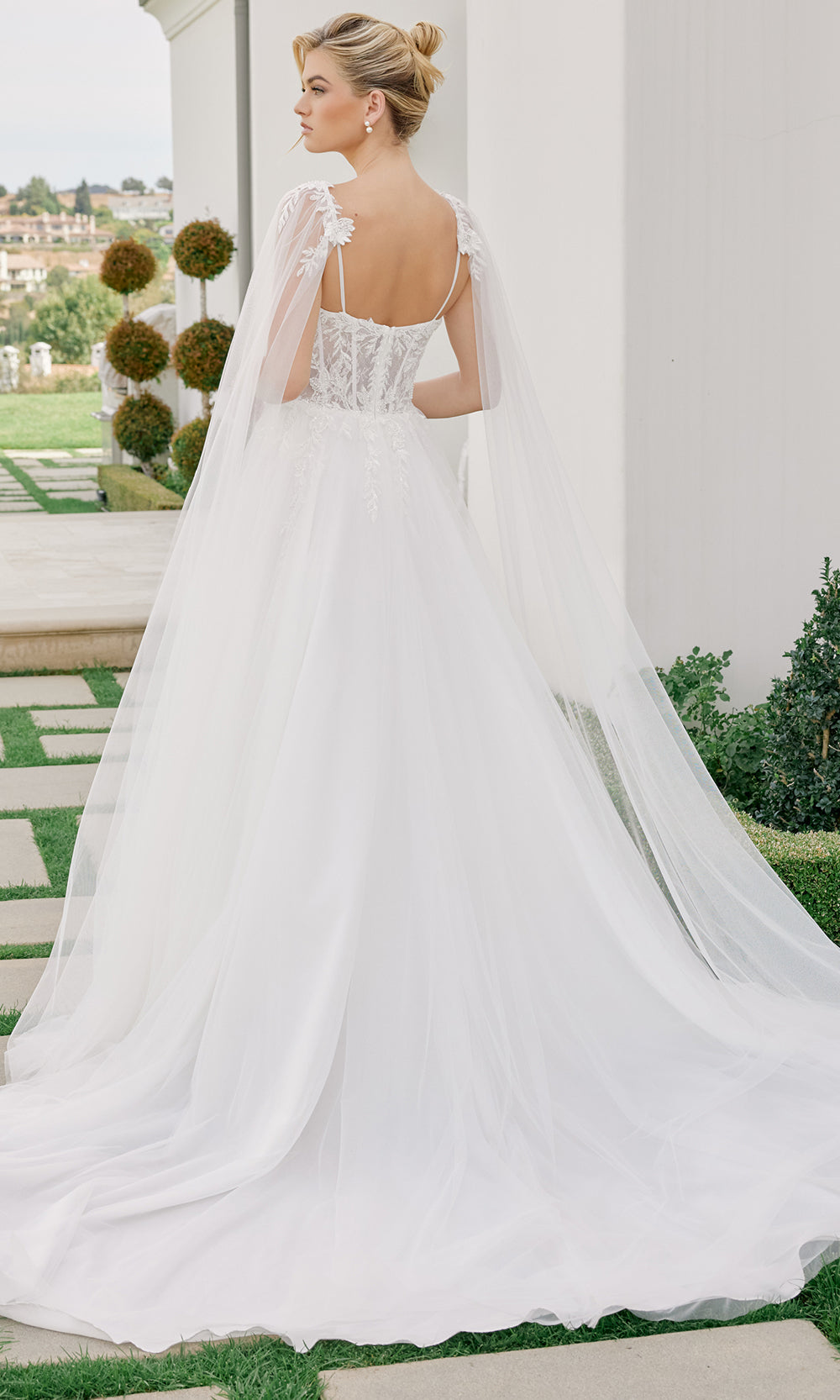 Nox Anabel JW1052 - Square Neck Lace Wedding Dress Wedding Dresses