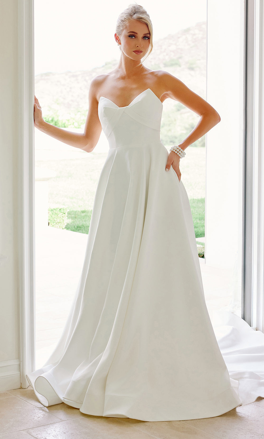 Nox Anabel JW1053 - Open Back A-Line Wedding Dress Wedding Dresses