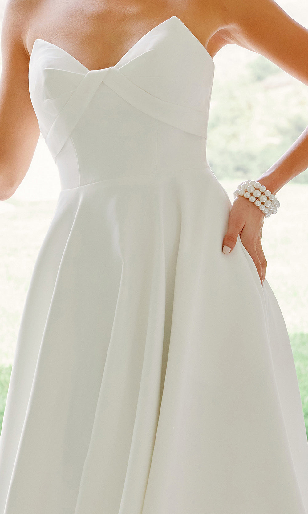 Nox Anabel JW1053 - Open Back A-Line Wedding Dress Wedding Dresses