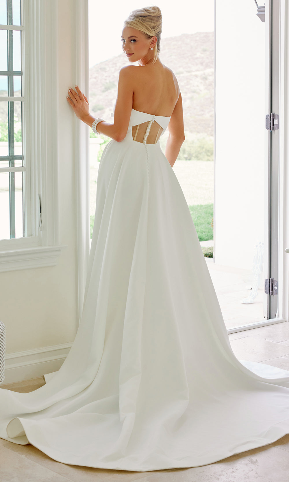 Nox Anabel JW1053 - Open Back A-Line Wedding Dress Wedding Dresses