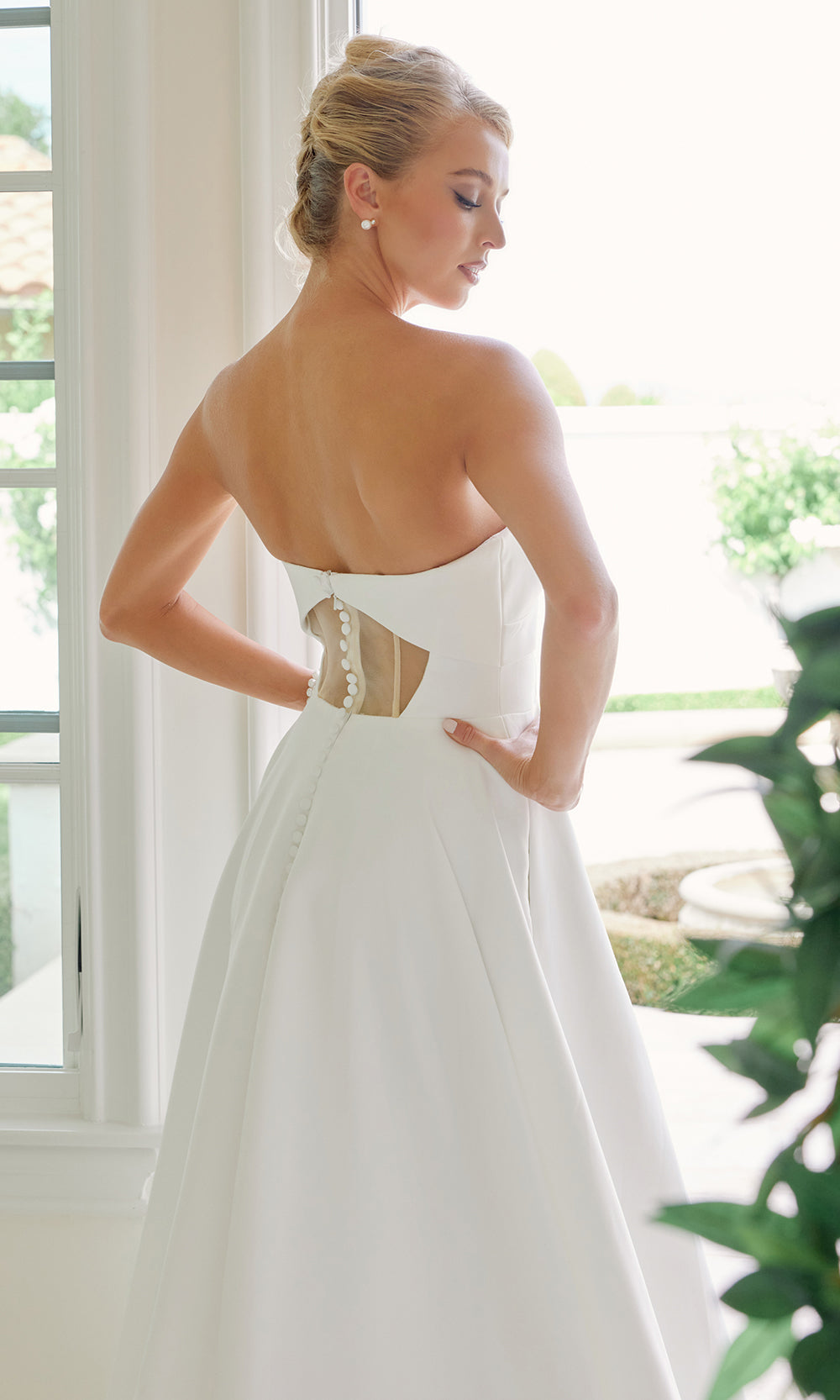 Nox Anabel JW1053 - Open Back A-Line Wedding Dress Wedding Dresses
