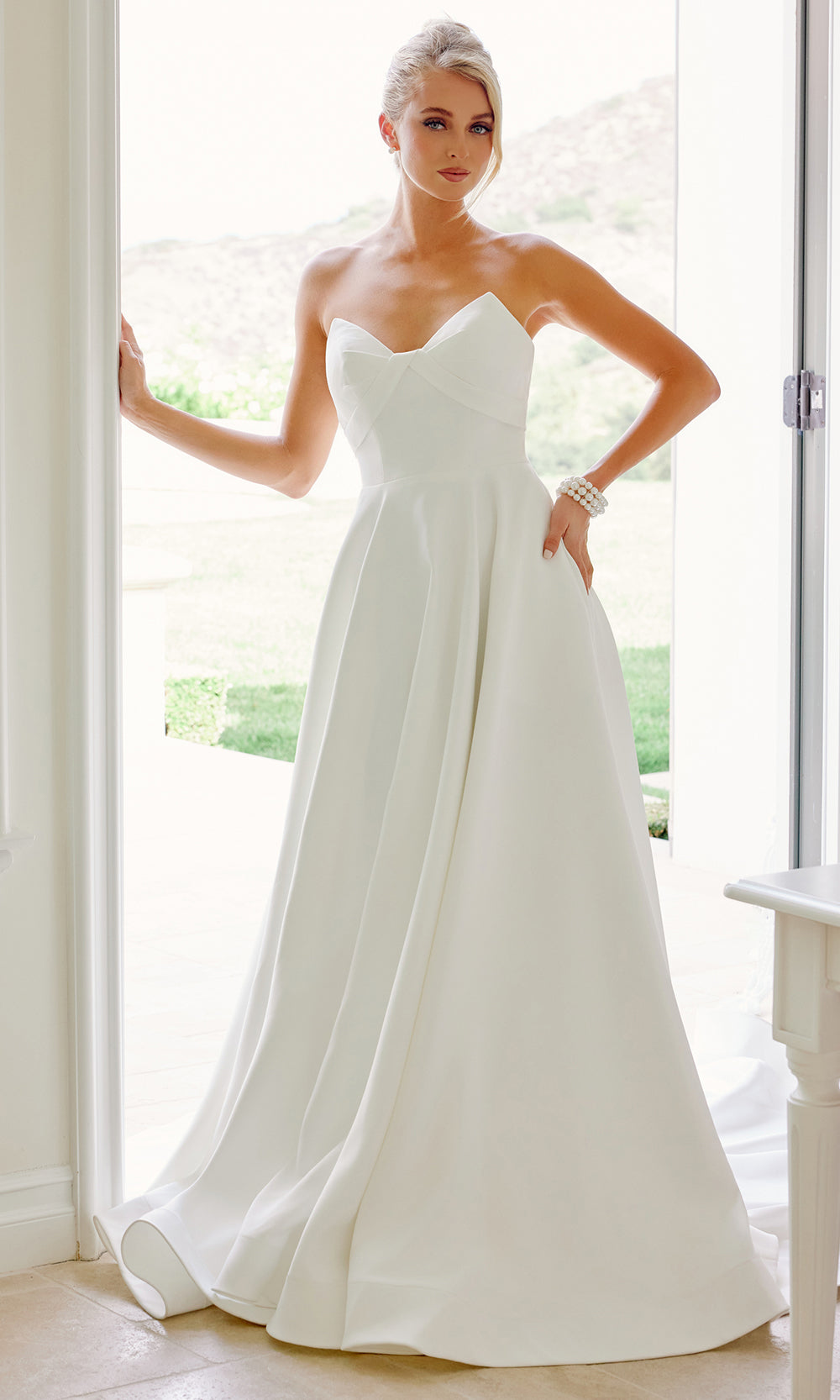 Nox Anabel JW1053 - Open Back A-Line Wedding Dress Wedding Dresses
