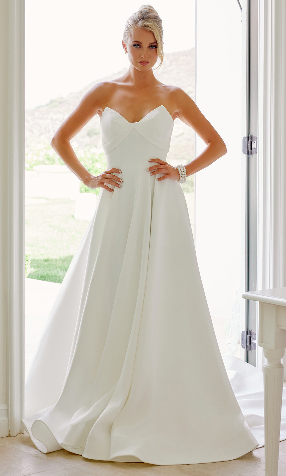 Nox Anabel JW1053 - Open Back A-Line Wedding Dress Wedding Dresses