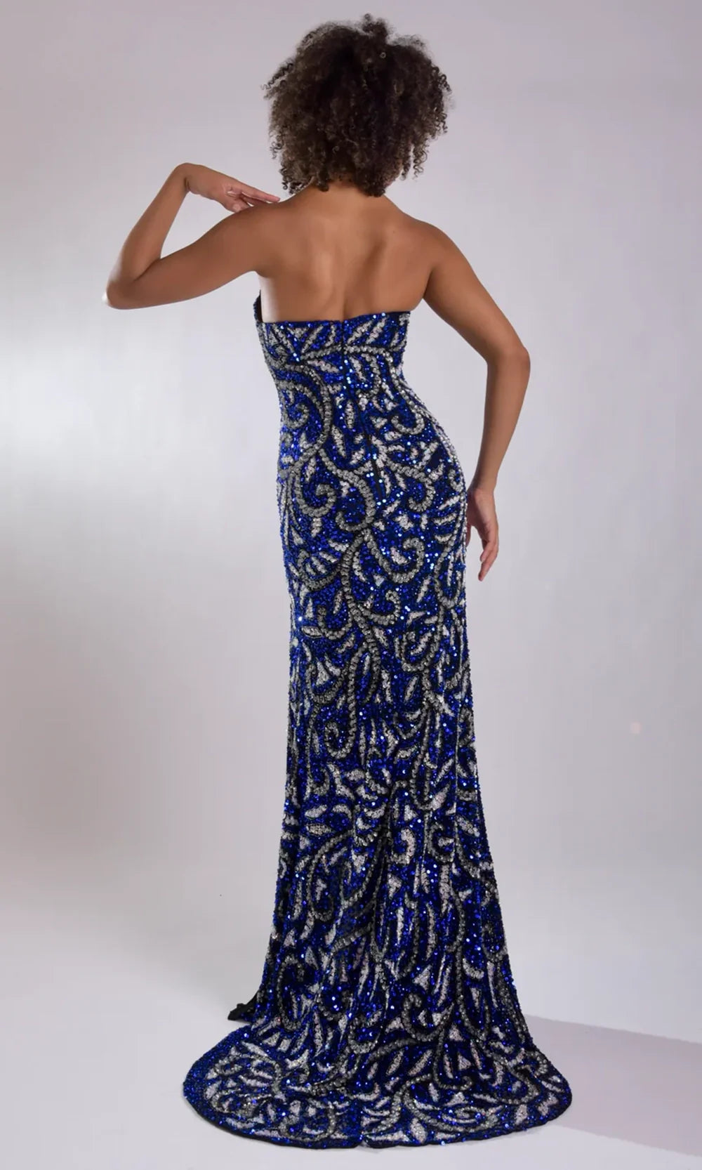 Jasz Couture 7922 - Sweetheart Sheath Prom Gown with Beading Prom Dresses in Royal 