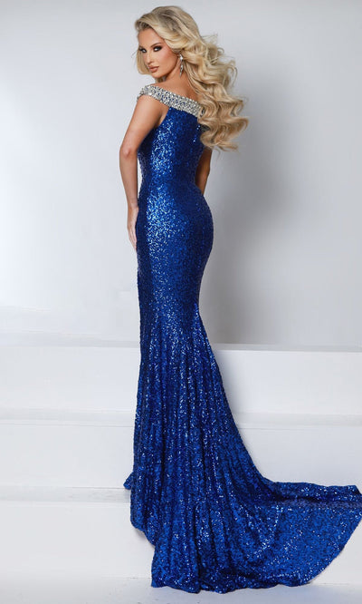 Johnathan Kayne 2942 - Sequin Sheath Evening Gown 