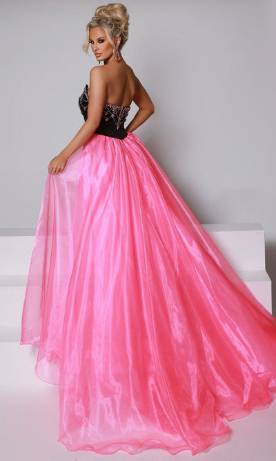 Johnathan Kayne 2945 - Strapless Overskirt Evening Gown 