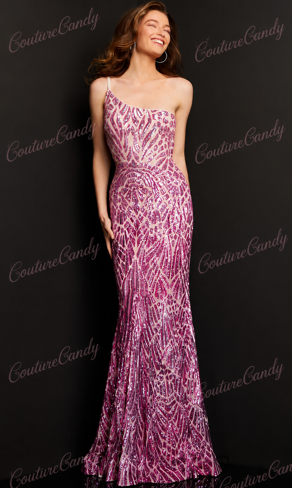 Jovani 06469 Sequined Prom Dress