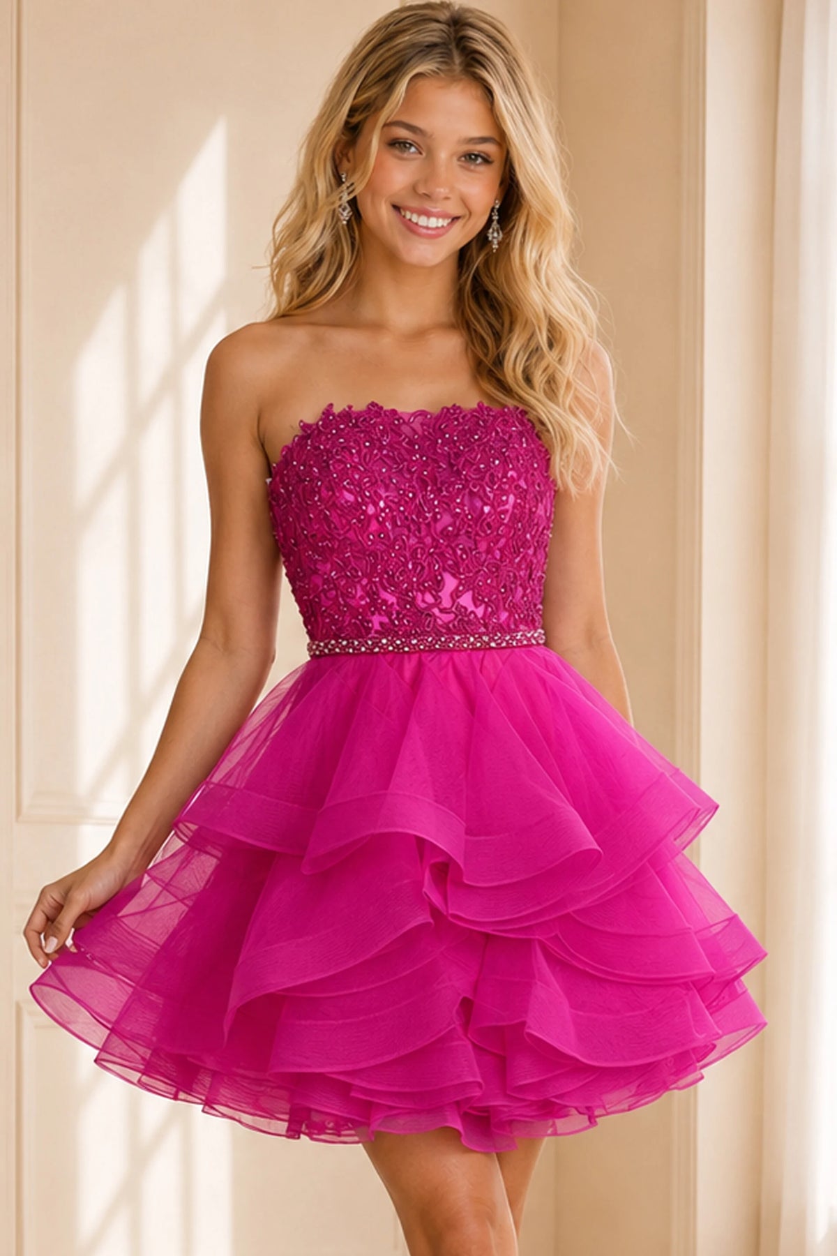 Jovani 24371 - Strapless Cocktail Dress