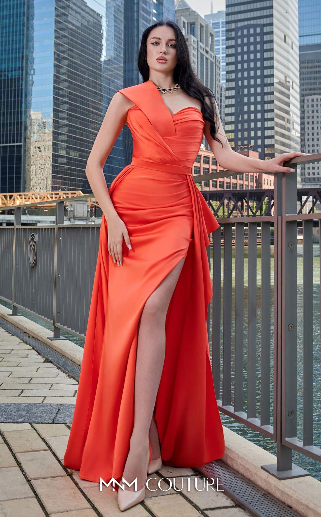 MNM Couture K3979 - One-Shoulder Dress