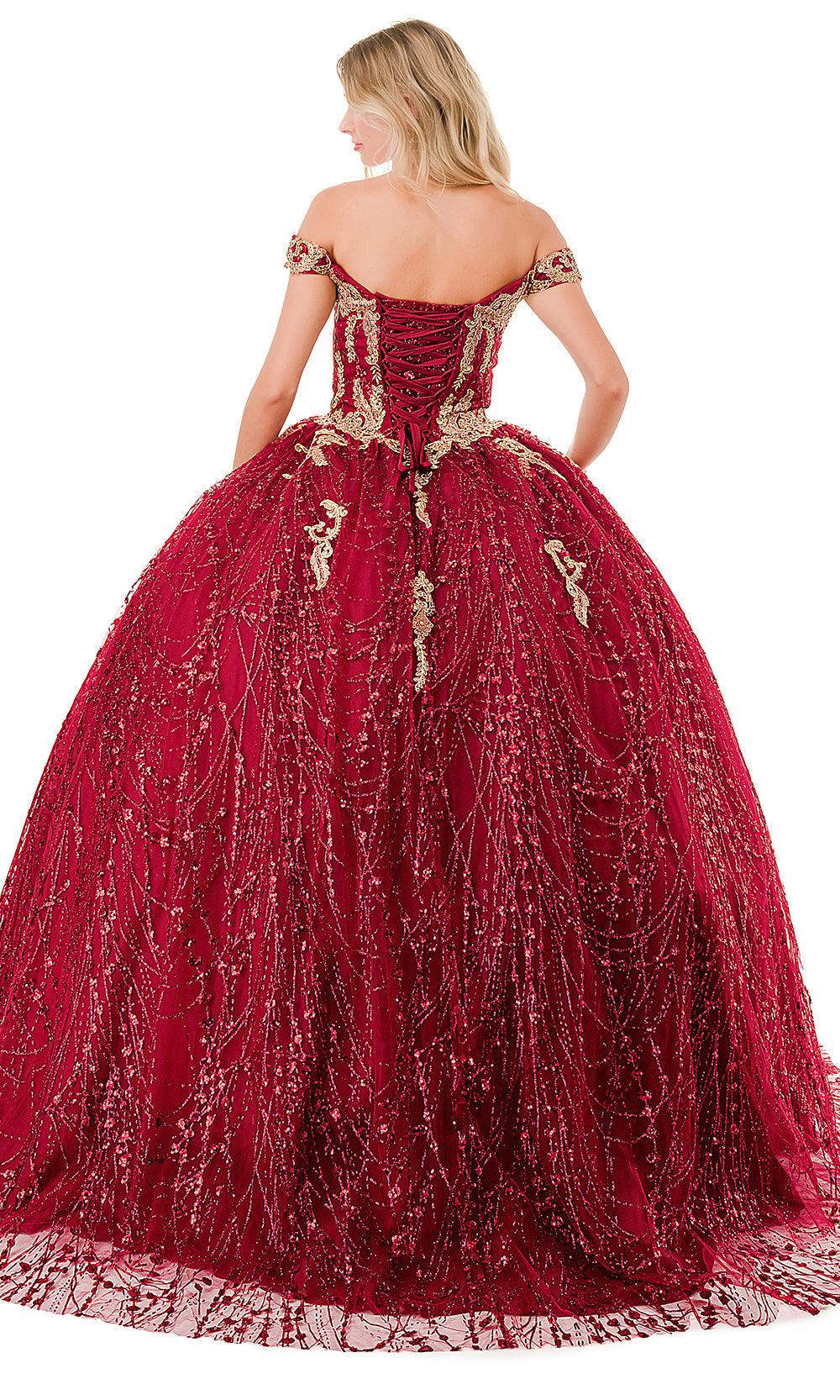 Trevi Collection L2753T - Sweetheart Glitter Ballgown Special Occasion Dresses