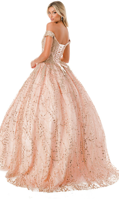 Trevi Collection L2753T - Sweetheart Glitter Ballgown Special Occasion Dresses