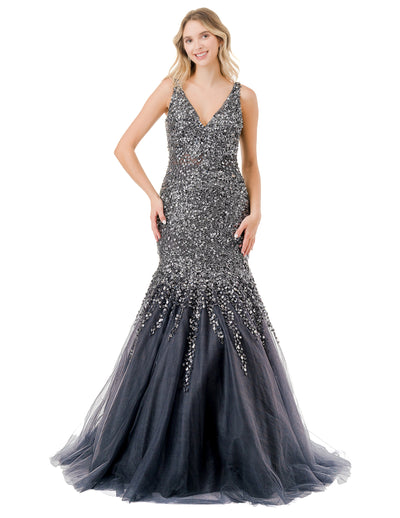 Trevi Collection L2802K - Mermaid Evening Gown