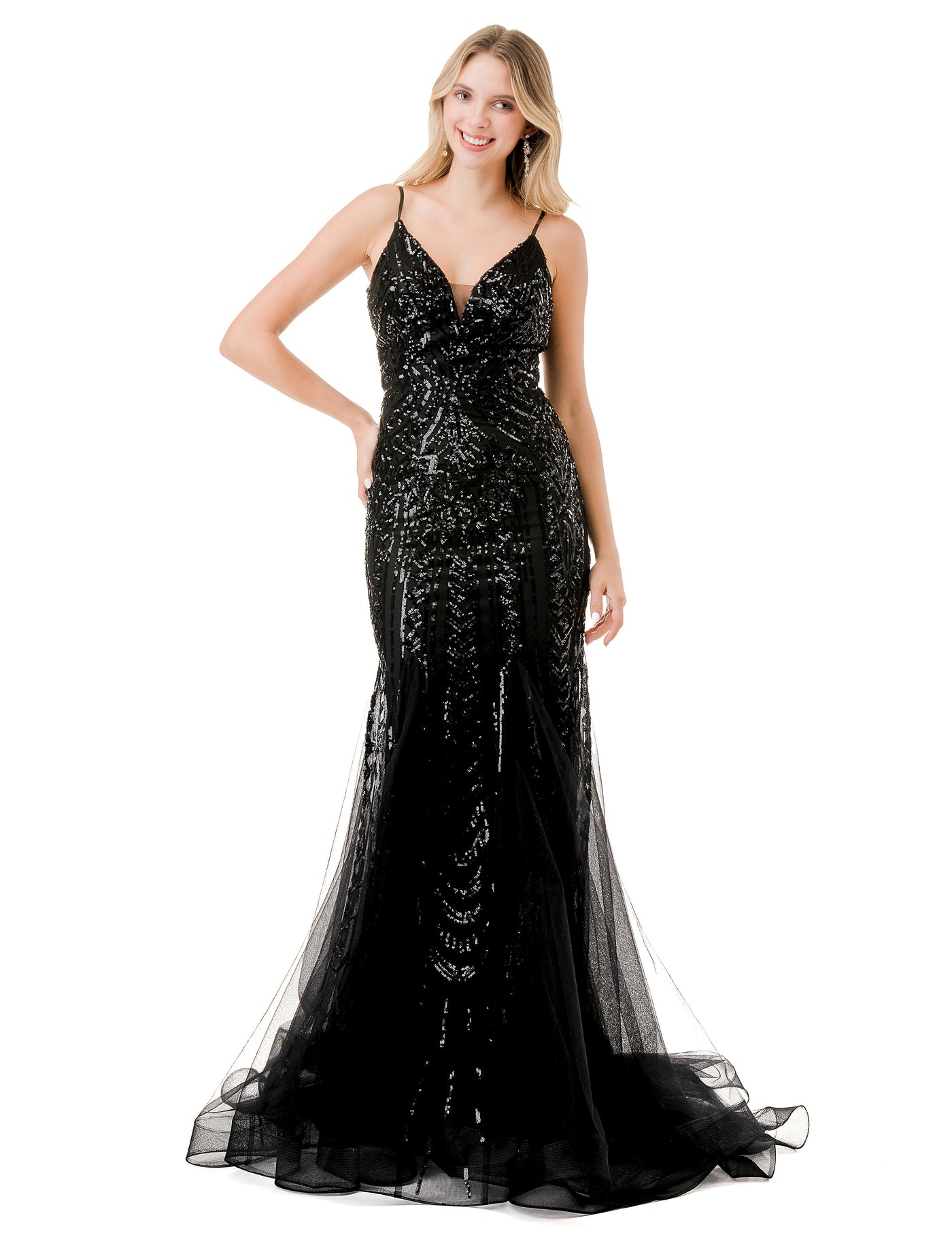 Trevi Collection L2816J - Mermaid Evening Gown