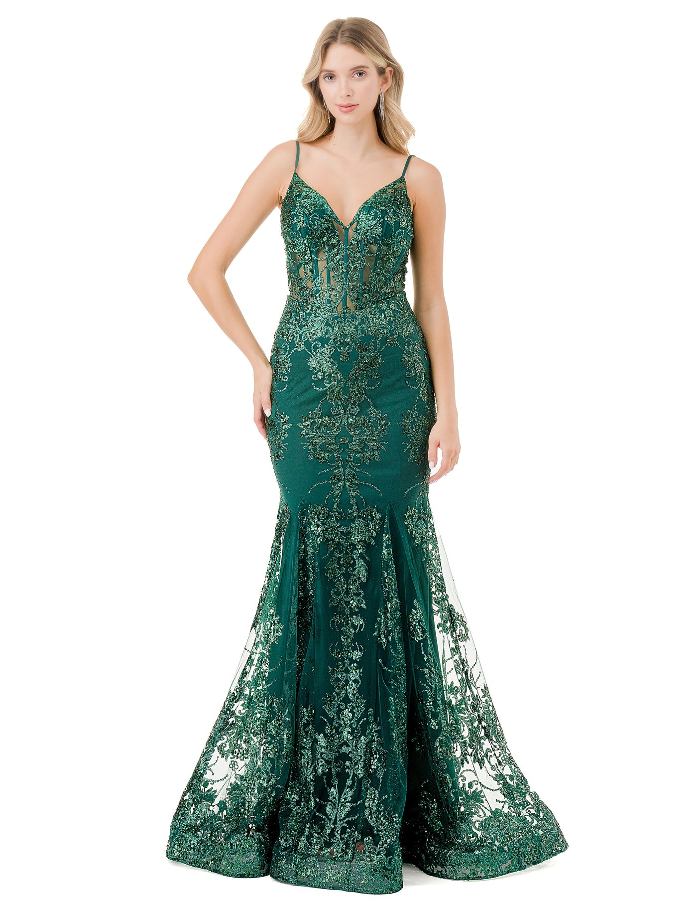 Trevi Collection L2820W - Mermaid Evening Gown