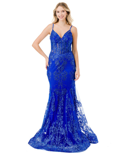 Trevi Collection L2820W - Mermaid Evening Gown