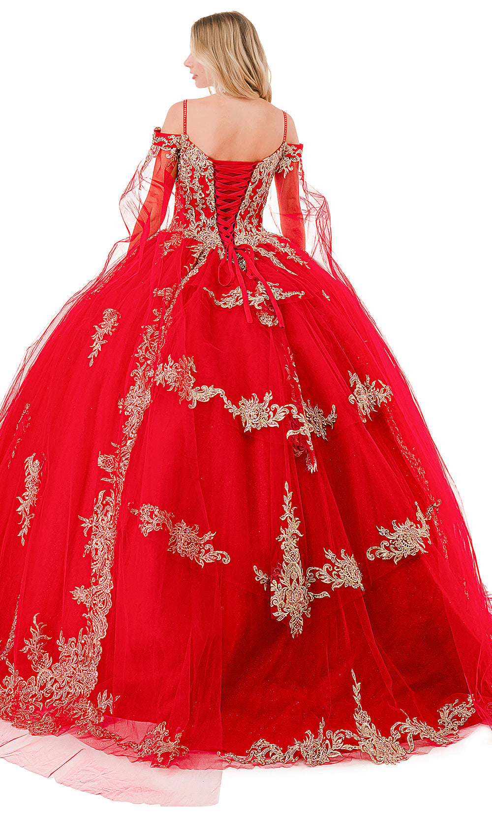 Trevi Collection L2839C - Off-Shoulder Sweetheart Neck Ballgown Special Occasion Dresses