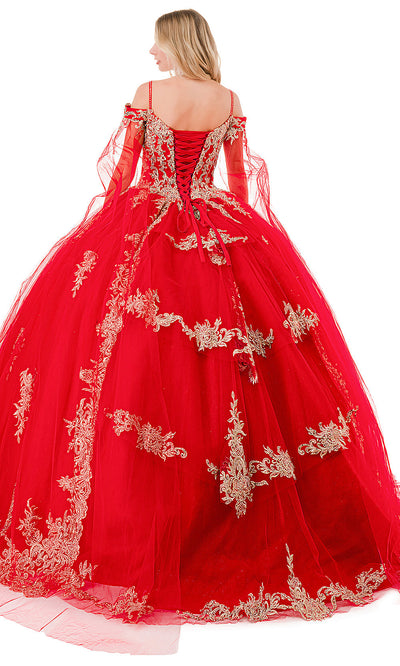 Trevi Collection L2839C - Off-Shoulder Sweetheart Neck Ballgown Special Occasion Dresses