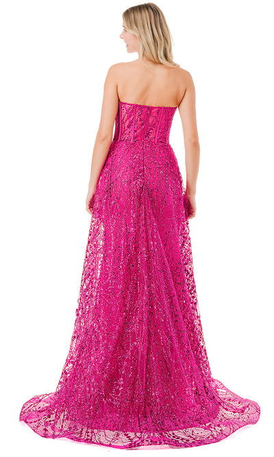 Aspeed Design L2863W - Strapless Overskirt Evening Gown Special Occasion Dresses