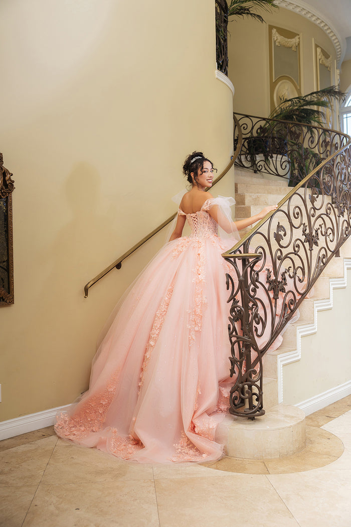 May Queen LK280 - Sweetheart Ballgown with Floral Appliques Prom Dresses