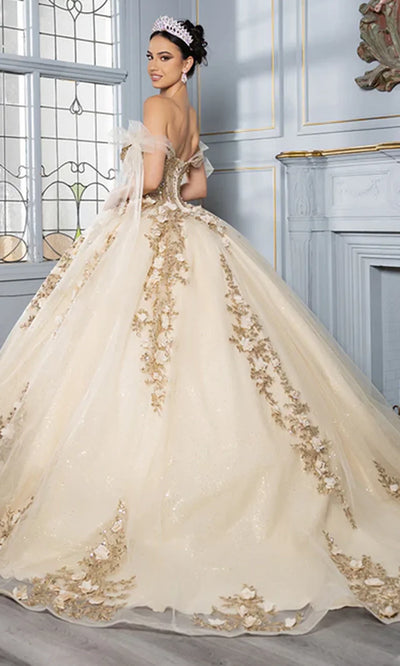 May Queen LK280 - Sweetheart Ballgown with Floral Appliques Prom Dresses