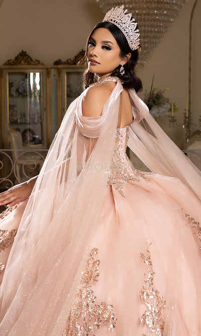 May Queen LK284 - Strapless Beaded Corset Ballgown Quinceanera Dresses