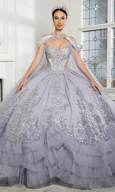 May Queen LK284 - Strapless Beaded Corset Ballgown Quinceanera Dresses