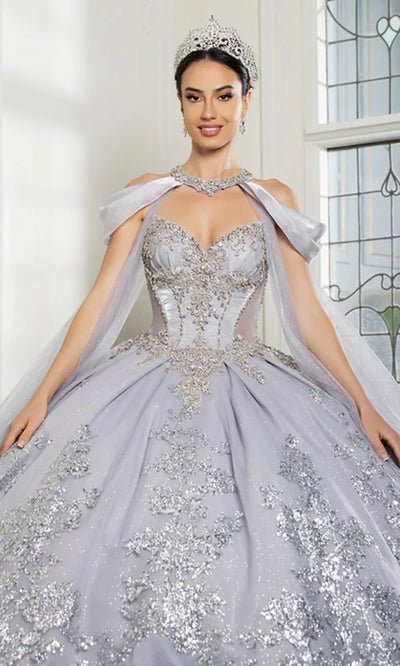May Queen LK284 - Strapless Beaded Corset Ballgown Quinceanera Dresses