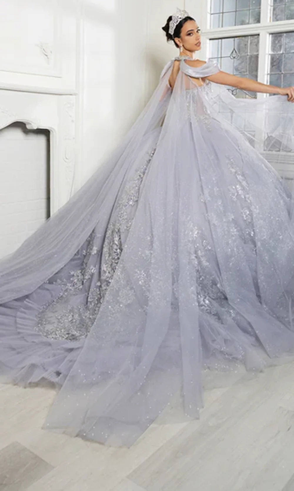 May Queen LK284 - Strapless Beaded Corset Ballgown Quinceanera Dresses